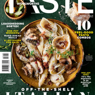 The TASTE Italian issue is on sale now!