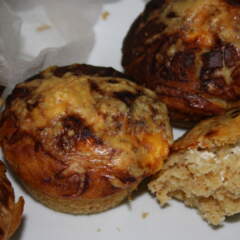 Fig Jam and Goat's cheese muffins