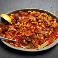 Bean-and-chorizo stew