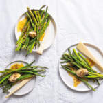 Asparagus with anchovy butter