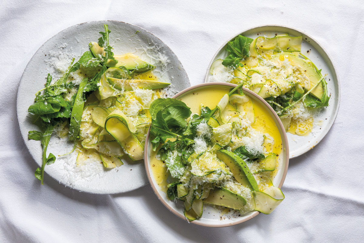 Raw baby marrow salad Woolworths TASTE