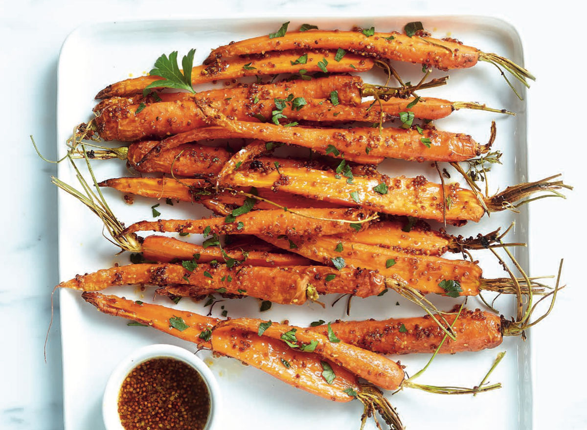 Air-fryer baby carrots