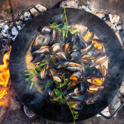 Masala mussels