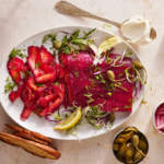 Beetroot-and-dill gravadlax