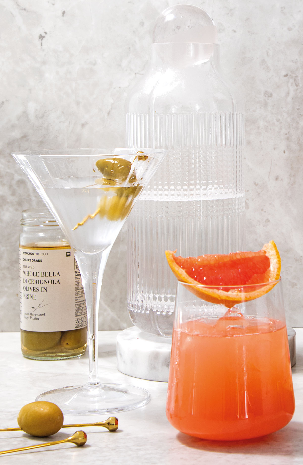 Bigbatch martini Woolworths TASTE