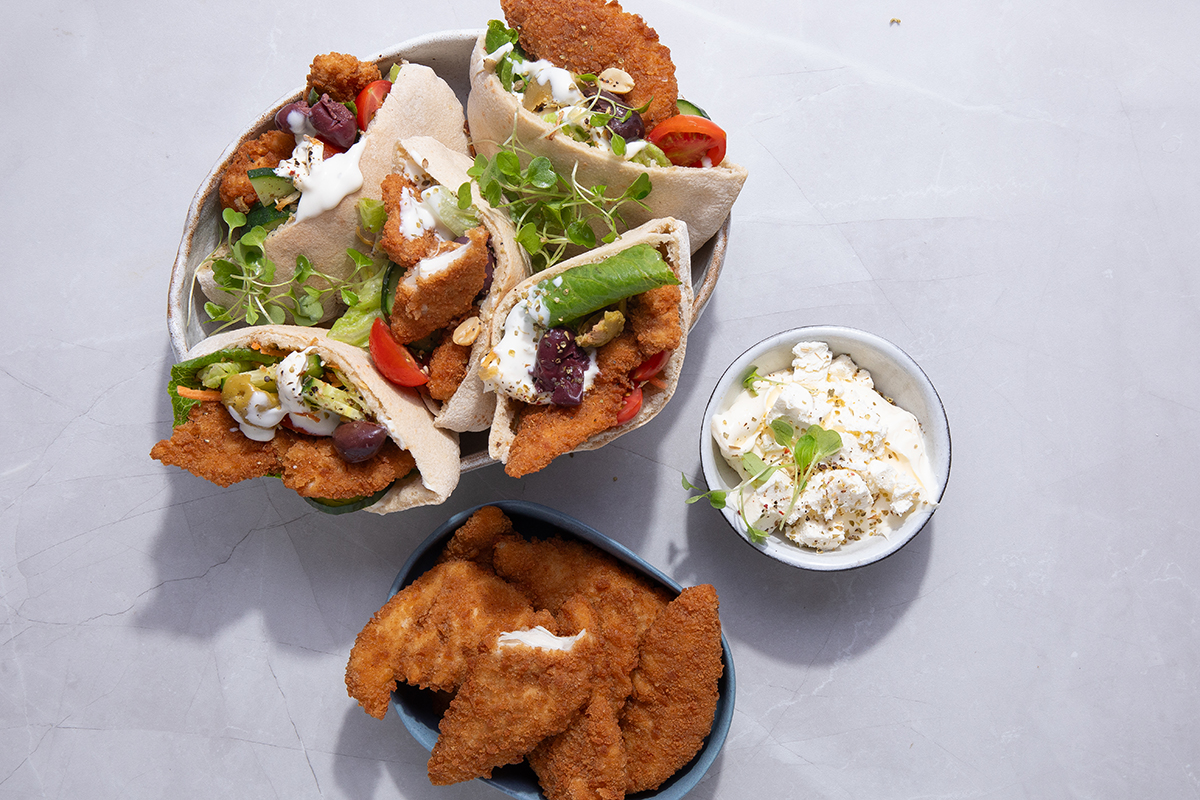 Chicken pita breads | Woolworths TASTE
