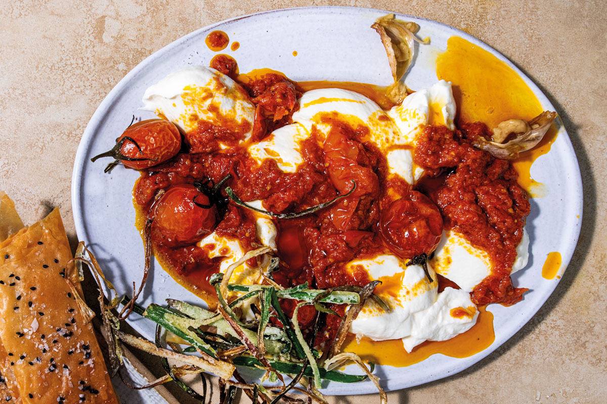 Confit garlicandtomato dip Woolworths TASTE