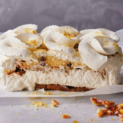 Ginger-and-panettone whipped cream loaf