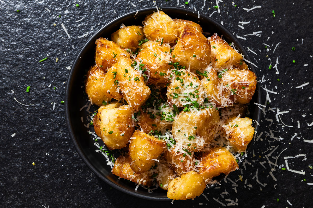 Lemon Parmesan roast potatoes Woolworths TASTE