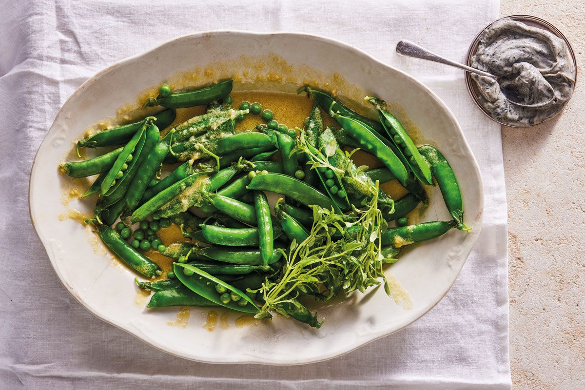 Pea salad with aïoli-image