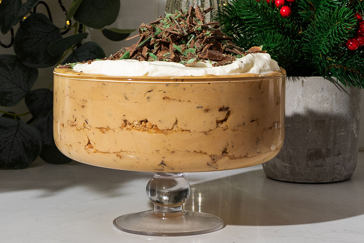 Peppermint Crisp tart