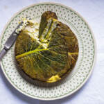 Savoy cabbage and lemony ricotta bake