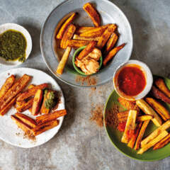 Cassava and plantain chips