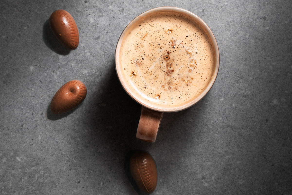 Easter egg mocha