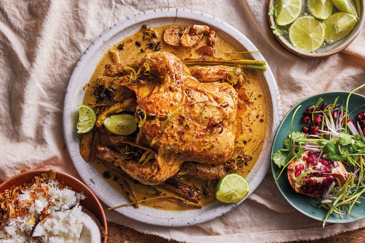 Laksa roast chicken | Woolworths TASTE