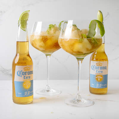 Corona® Cero lime granita cocktails