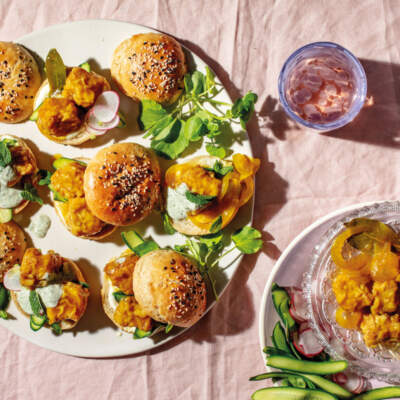 Pickled fish sliders