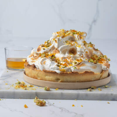 Humongous lemon-and-ricotta tart 