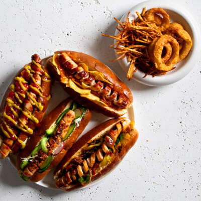 Spiral hot dogs