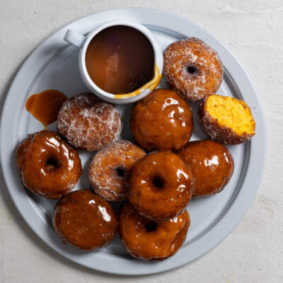 Braaied sweet potato doughnuts