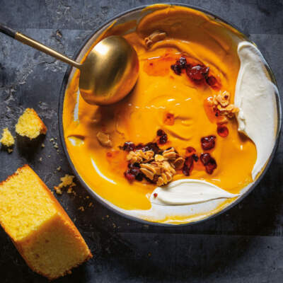 Chipotle-and-sweet potato soup