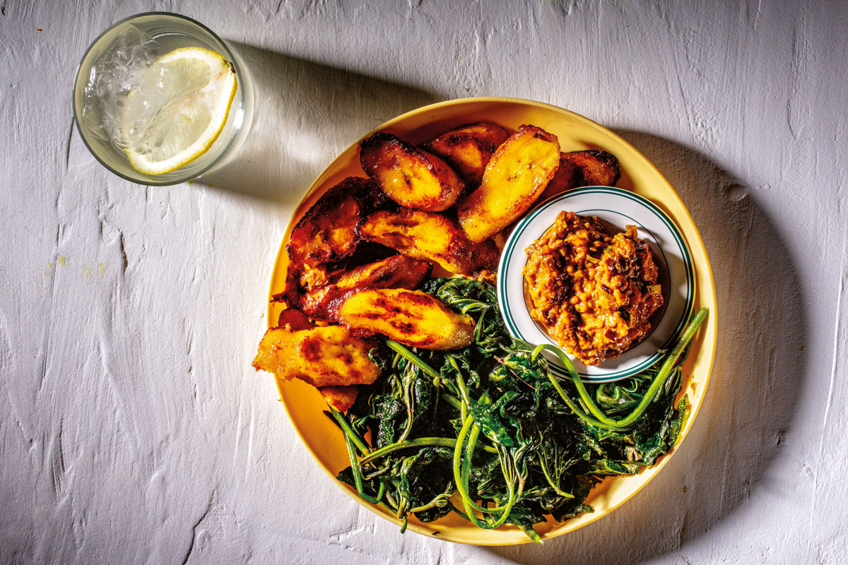 Ripe banana peel chutney