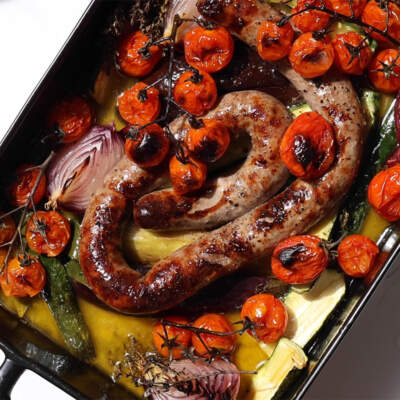 Boerewors traybake