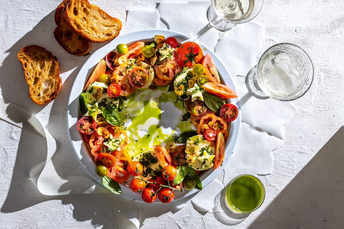 Caprese salad wreath | Woolworths TASTE