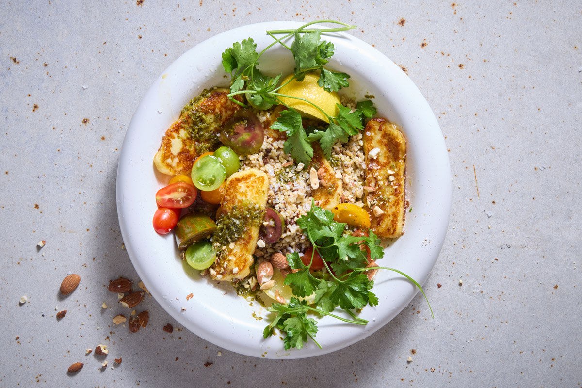 Grilled halloumi salad | Woolworths TASTE