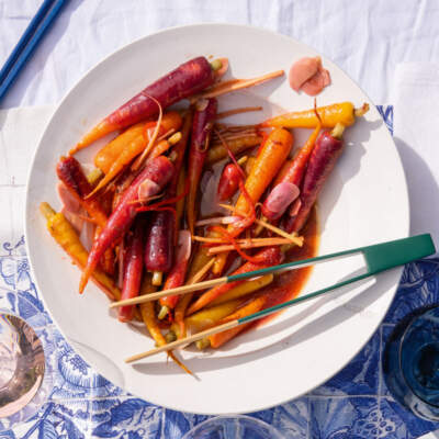 Pickled rainbow carrots