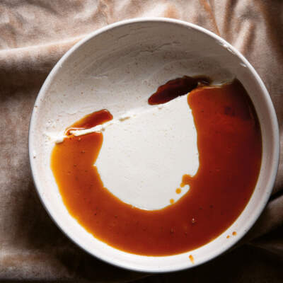 Ricotta coffee panna cotta