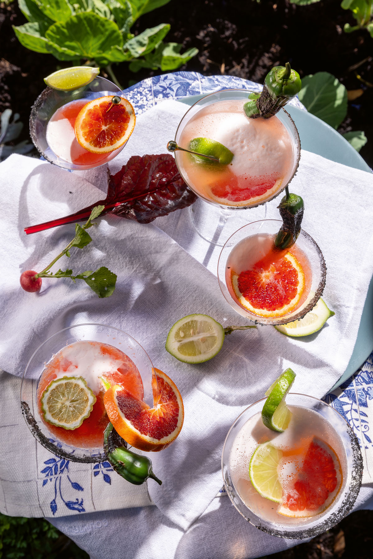 Spicy Paloma with Hawaiian black salt