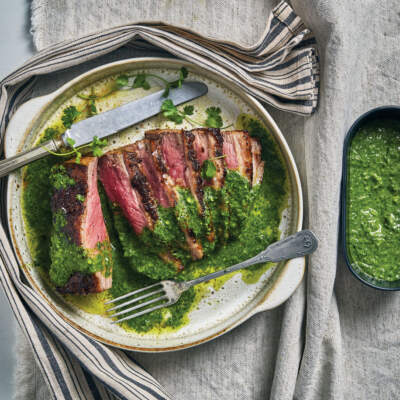 Picanha steak with chimichurri