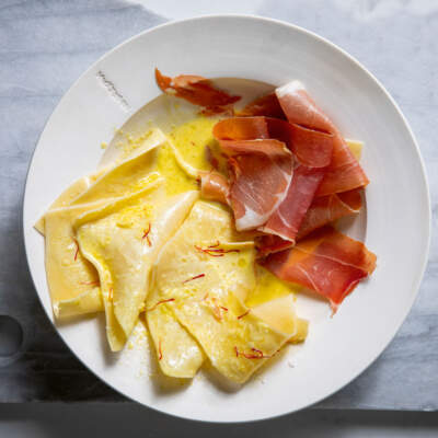 Broken handkerchief pasta