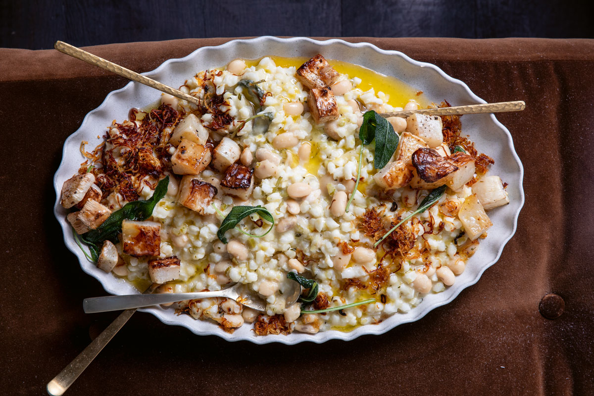 Celeriac samp with shallots recipe | Woolworths TASTE