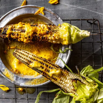 Flame-grilled mielies