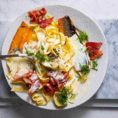 Kipper tagliatelle