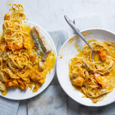 Roast butternut spaghetti