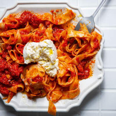 Sausage ragú pappardelle