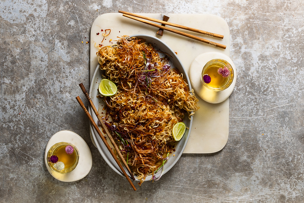 Crispy shallot noodles | Woolworths TASTE