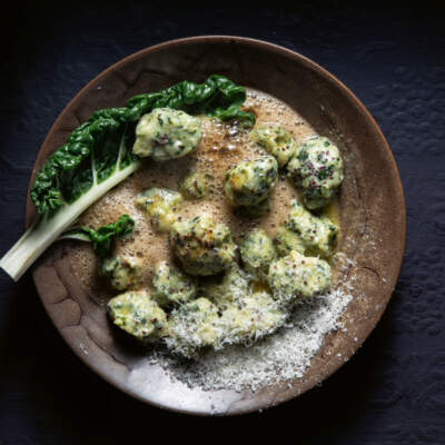 Spinach-and-ricotta gnocchi
