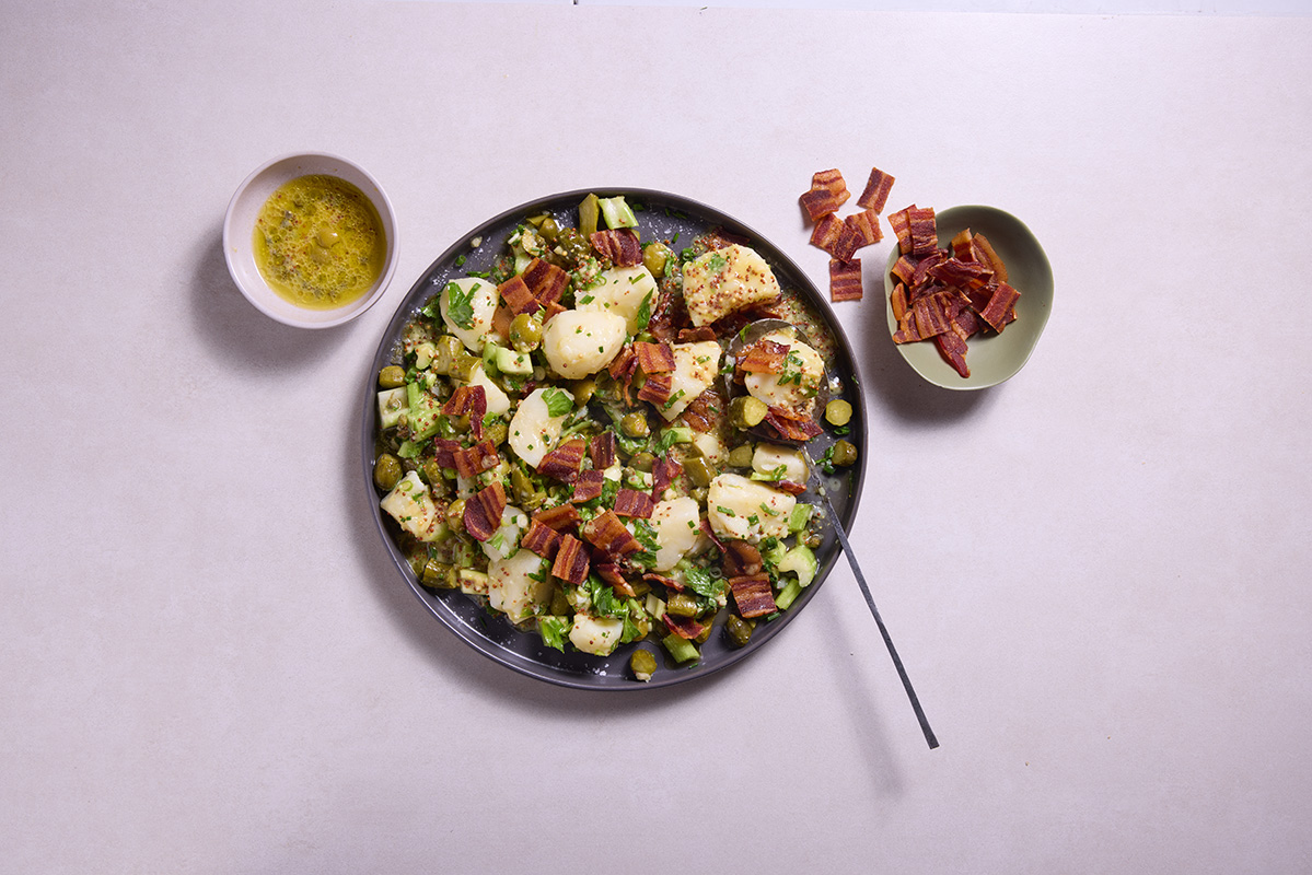 German potato salad with bacon biltong | Woolworths TASTE