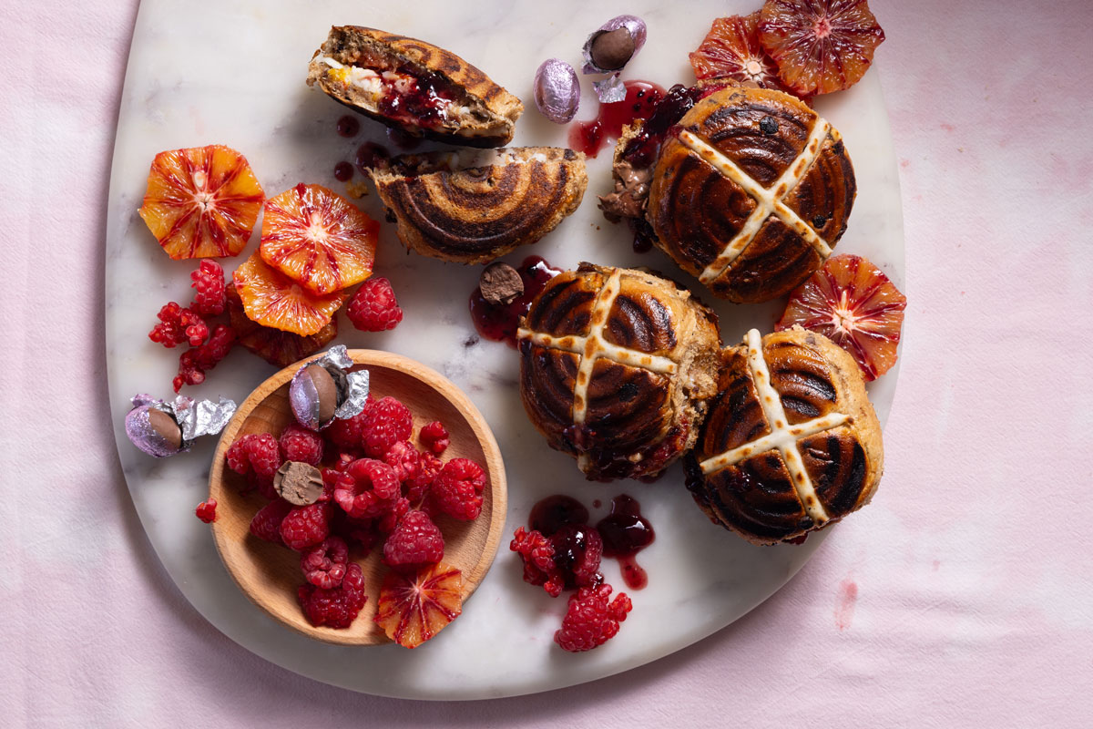 Hot cross bun jaffles | Woolworths TASTE