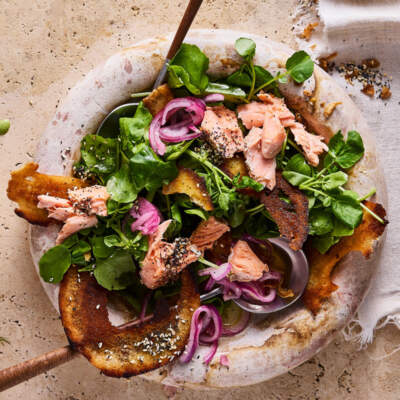 Roast trout salad