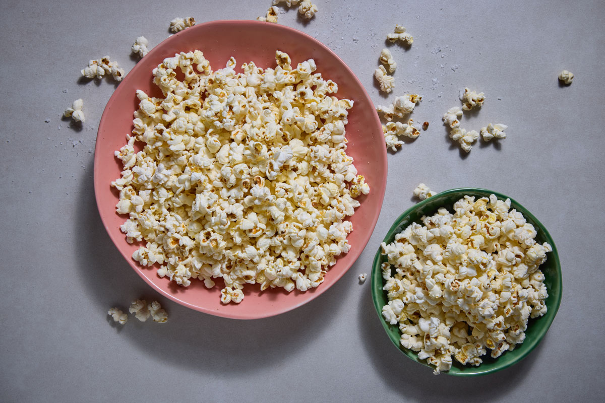 Stovetop popcorn