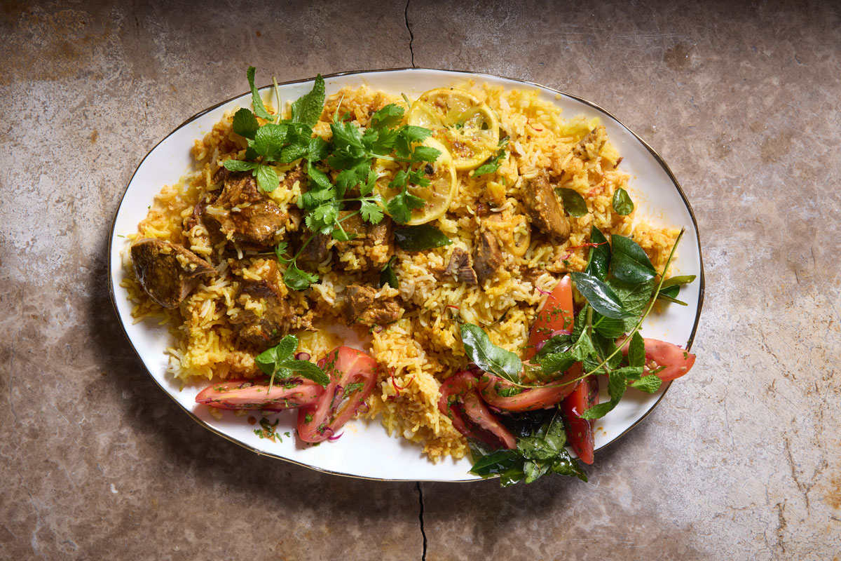 Cape Malay lamb breyani