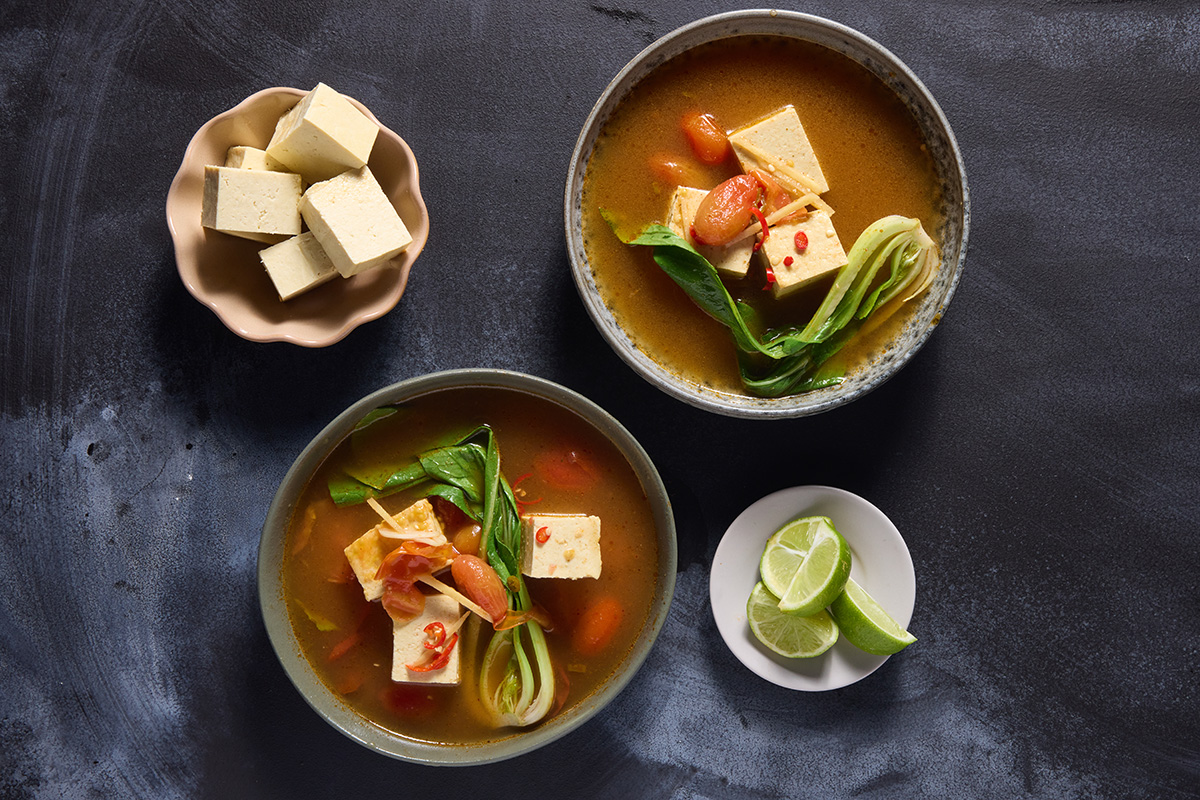 Hot-and-sour tofu soup | Woolworths TASTE