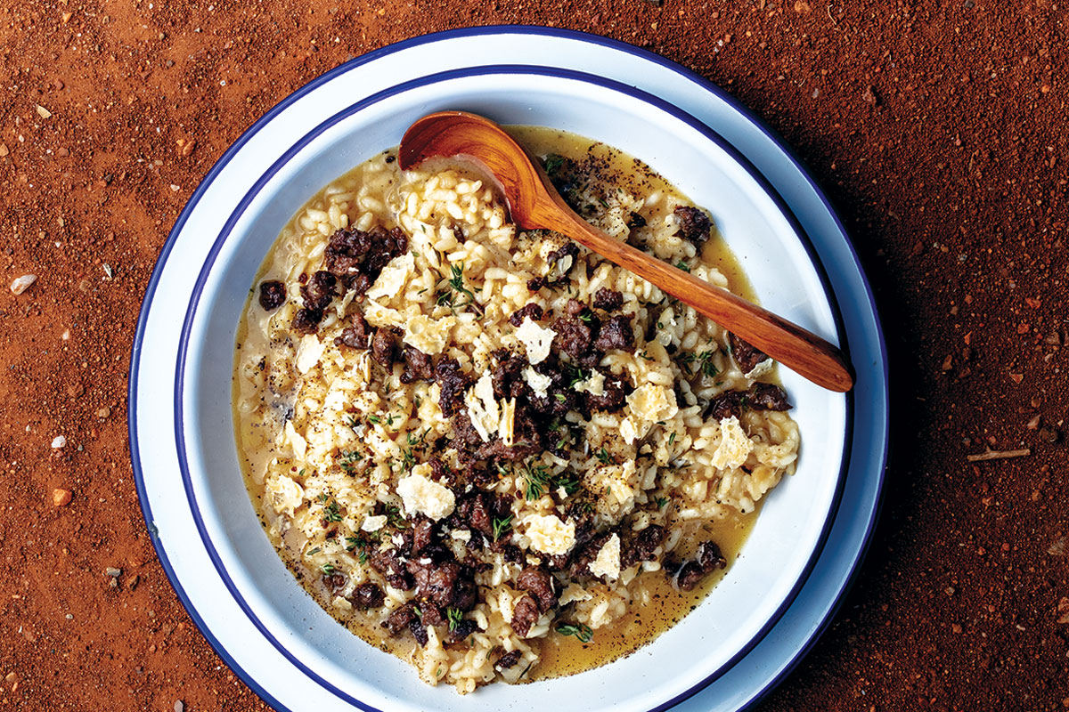 Beer-and-boerie risotto | Woolworths TASTE