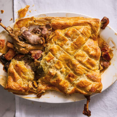 Canard au vin pie