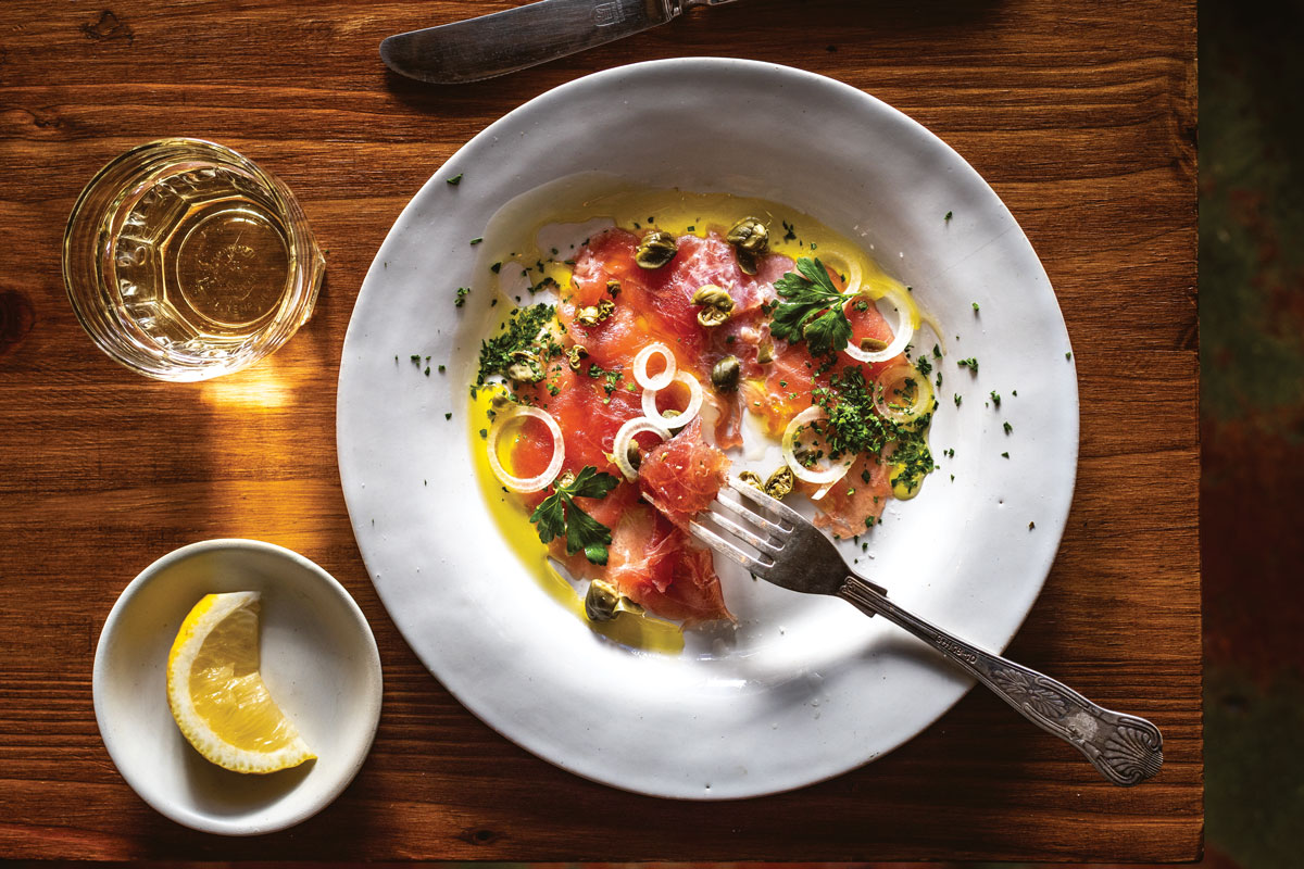 Easy tuna carpaccio | Woolworths TASTE